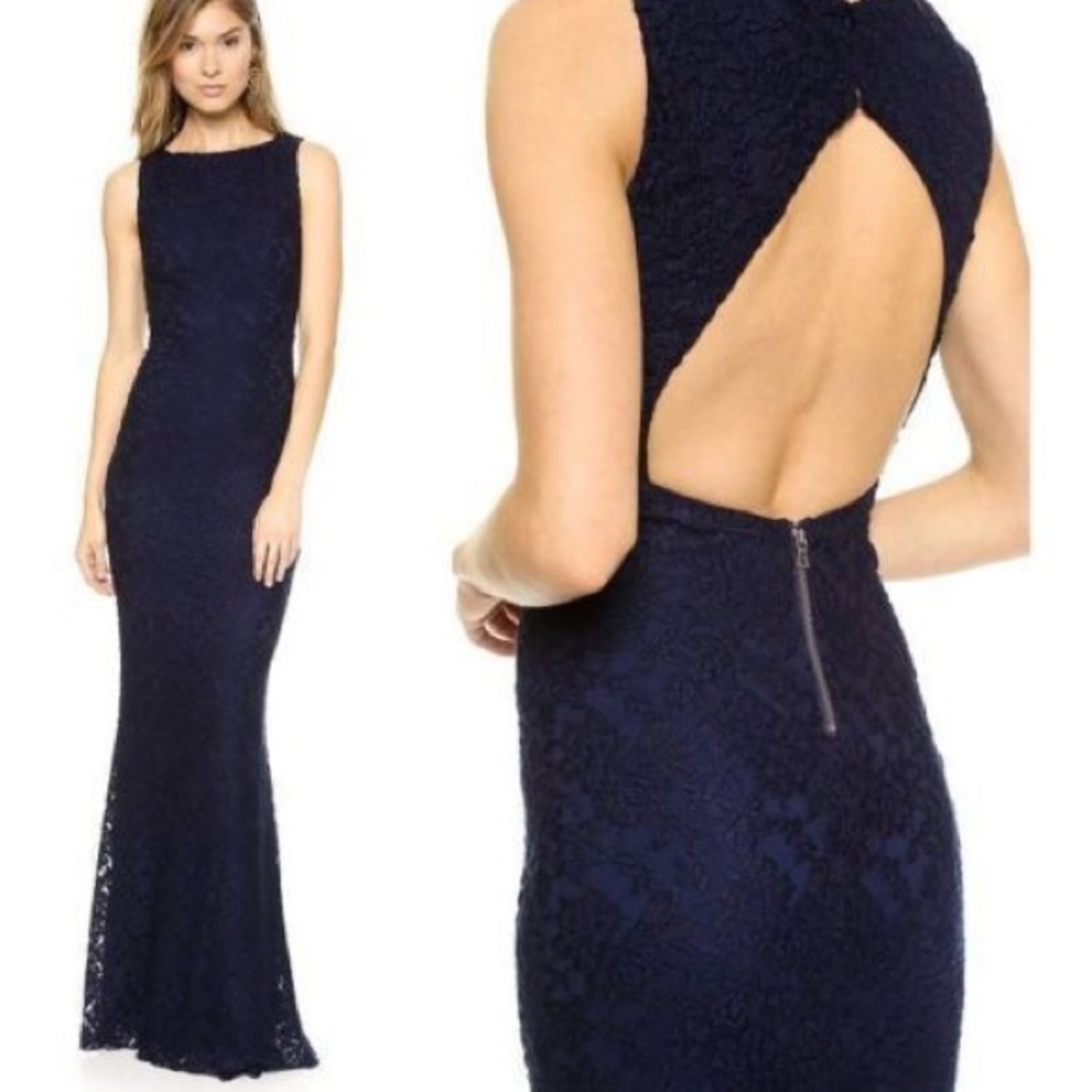 Sachi Open Back Gown